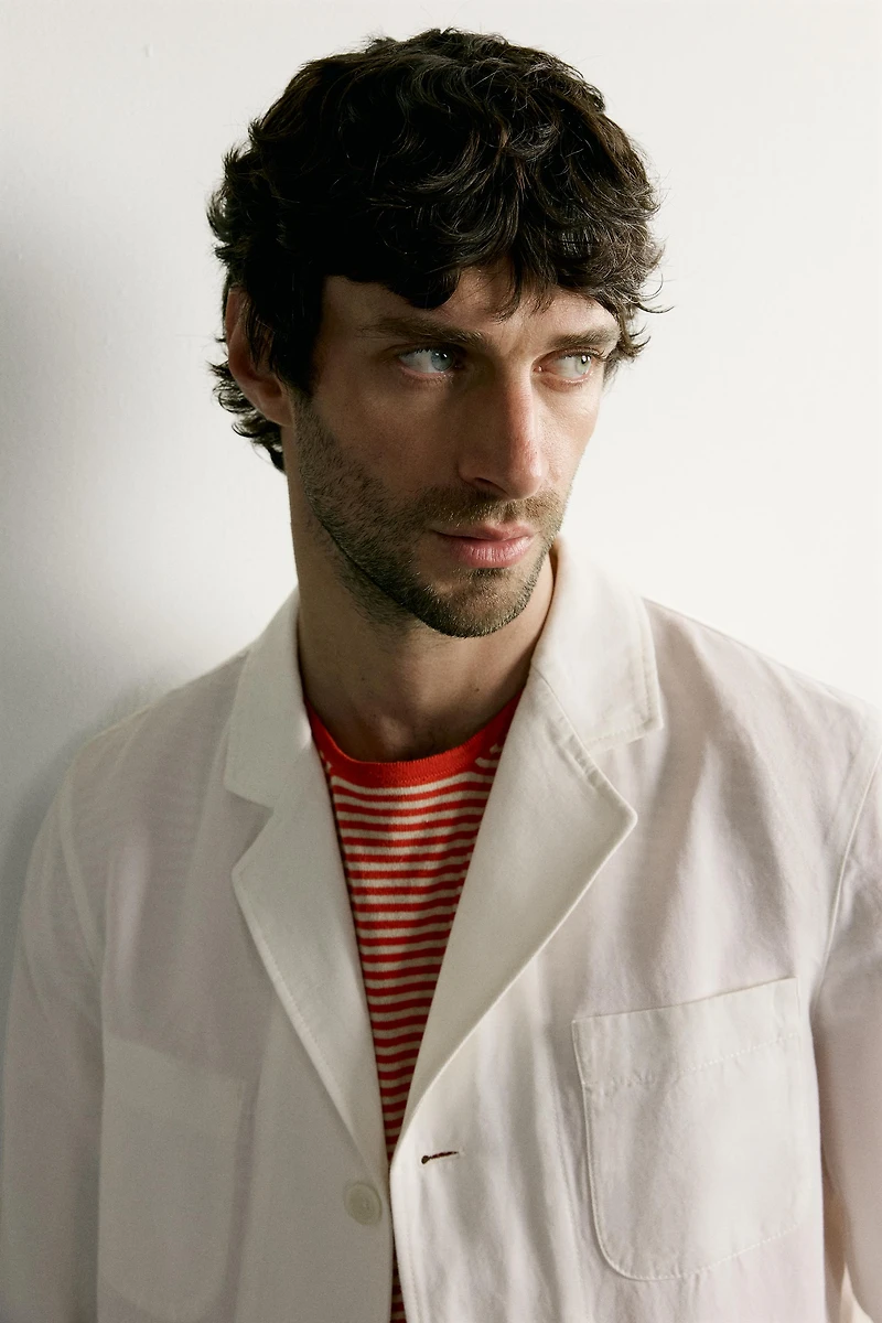 REGULAR FIT POCKET OVERSHIRT