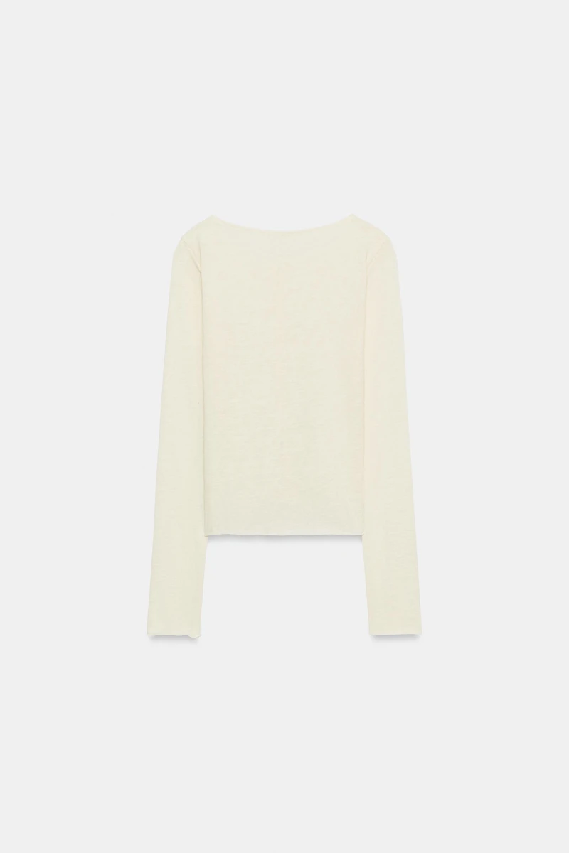 BUTTONED RUSTIC T-SHIRT