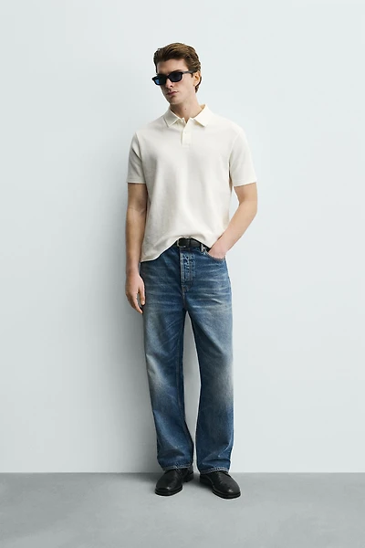 WAFFLE TEXTURE POLO