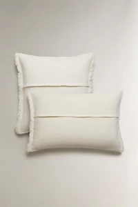 HOUSSE DE COUSSIN LIN LOURD