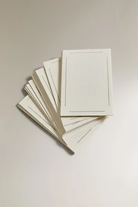 WOODEN PLACE CARD AND CARD SET