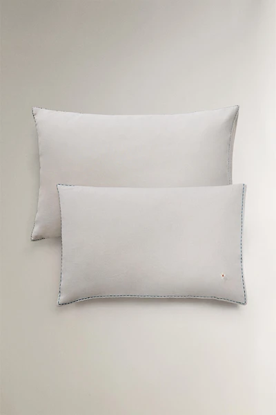 HOUSSE DE COUETTE ENFANT FLEURS ET RAYURES