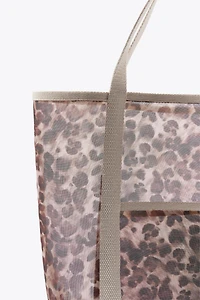 ANIMAL PRINT MAXI SHOPPER