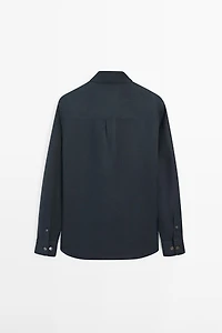 Chemise regular fit 100 % lin lourd