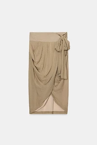 DRAPED PRINTED SKIRT ZW COLLECTION