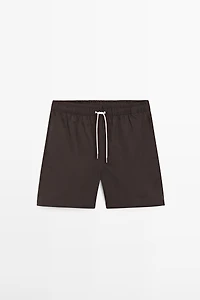Solid Swim Trunks