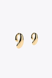 BOUCLES D'OREILLES MÉTALLIQUES GOUTTE