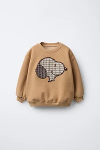 SNOOPY PEANUTS™ PATCH SWEATSHIRT