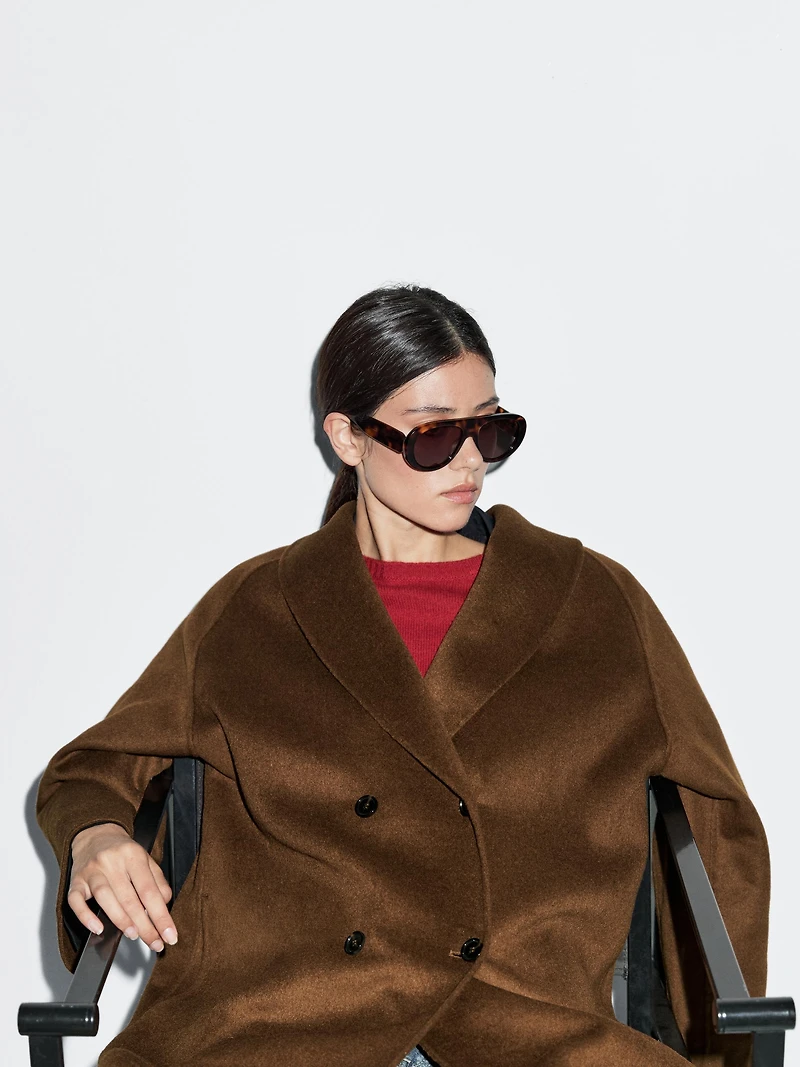 Manteau laine long