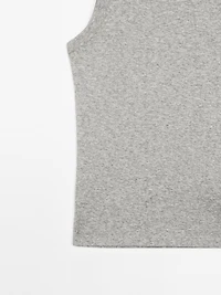 100% cotton halter top