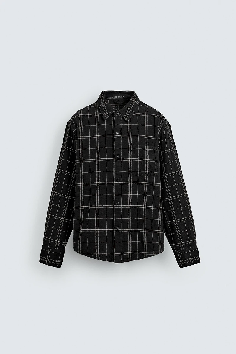 PLAID OVERSHIRT