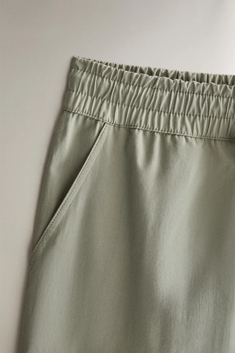 POPLIN PANTS