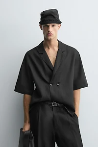 100% LINEN KIMONO SHIRT