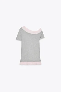 T-SHIRT DOUBLE ASYMÉTRIQUE