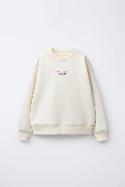 SKI PRINT SWEATSHIRT