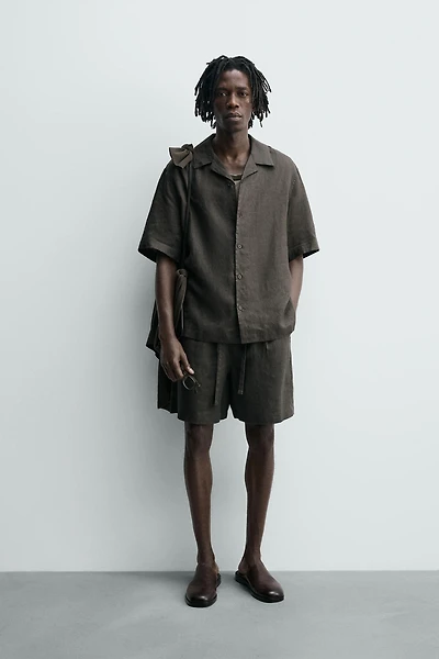 100% LINEN RELAXED FIT SHIRT