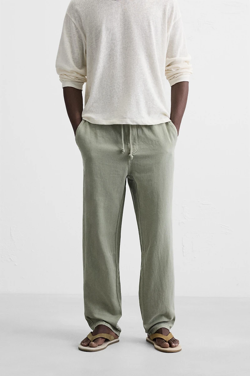 COTTON - LINEN PANTS