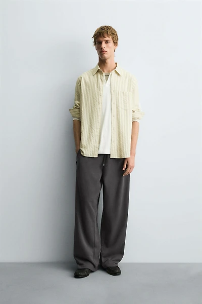 PANTALON COUPE DÉCONTRACTÉE COLOR BLOCK