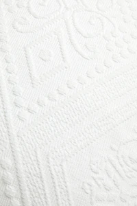COTTON THROW PILLOW COVER WITH A GEOMETRIC DESIGN