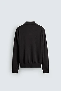 POLO EN MAILLE 100% LAINE