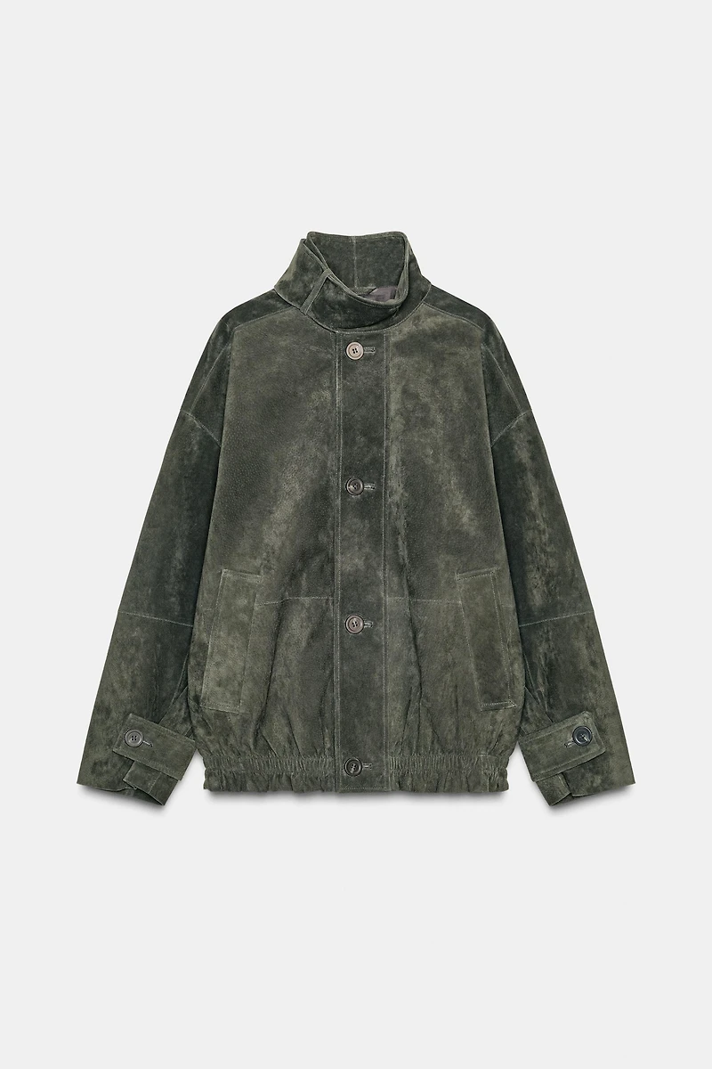 100% SUEDE LEATHER JACKET