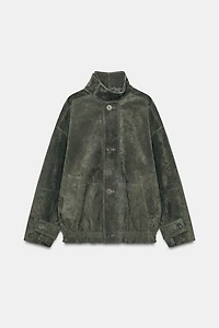 100% SUEDE LEATHER JACKET