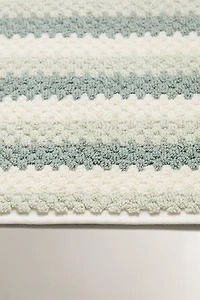 TAPIS DE BAIN JACQUARD GÉOMÉTRIQUE