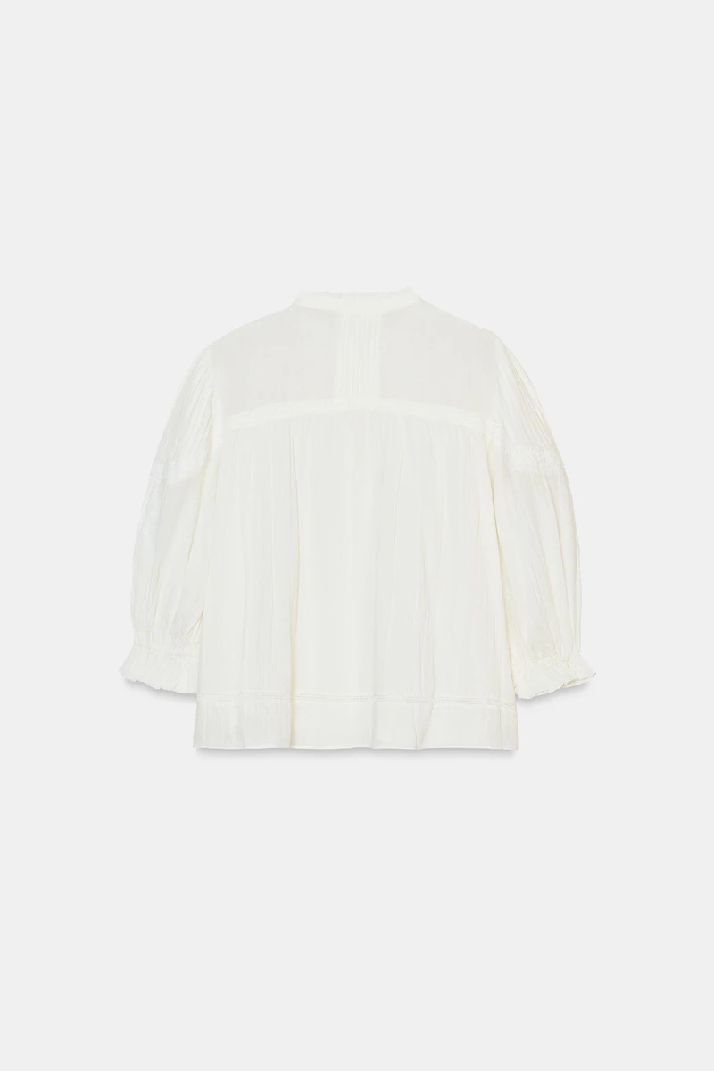 ROMANTIC COTTON SHIRT ZW COLLECTION