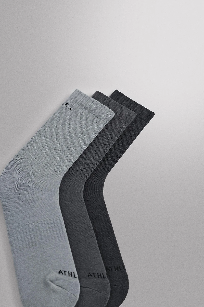 THREE-PACK OF BASIC TRAINING SOCKS