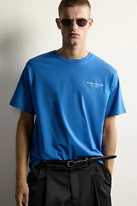 RELAXED FIT COMBINED EMBROIDERED T-SHIRT