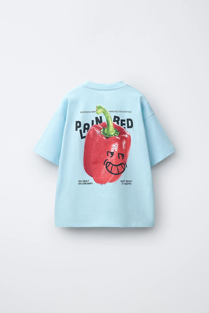 PEPPER PRINT T-SHIRT