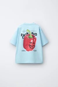 PEPPER PRINT T-SHIRT