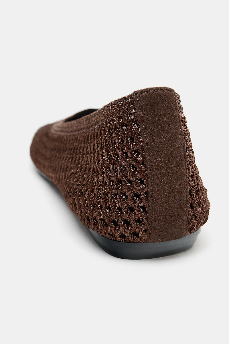 BRAIDED BALLET FLATS