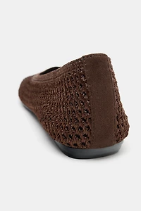 BRAIDED BALLET FLATS