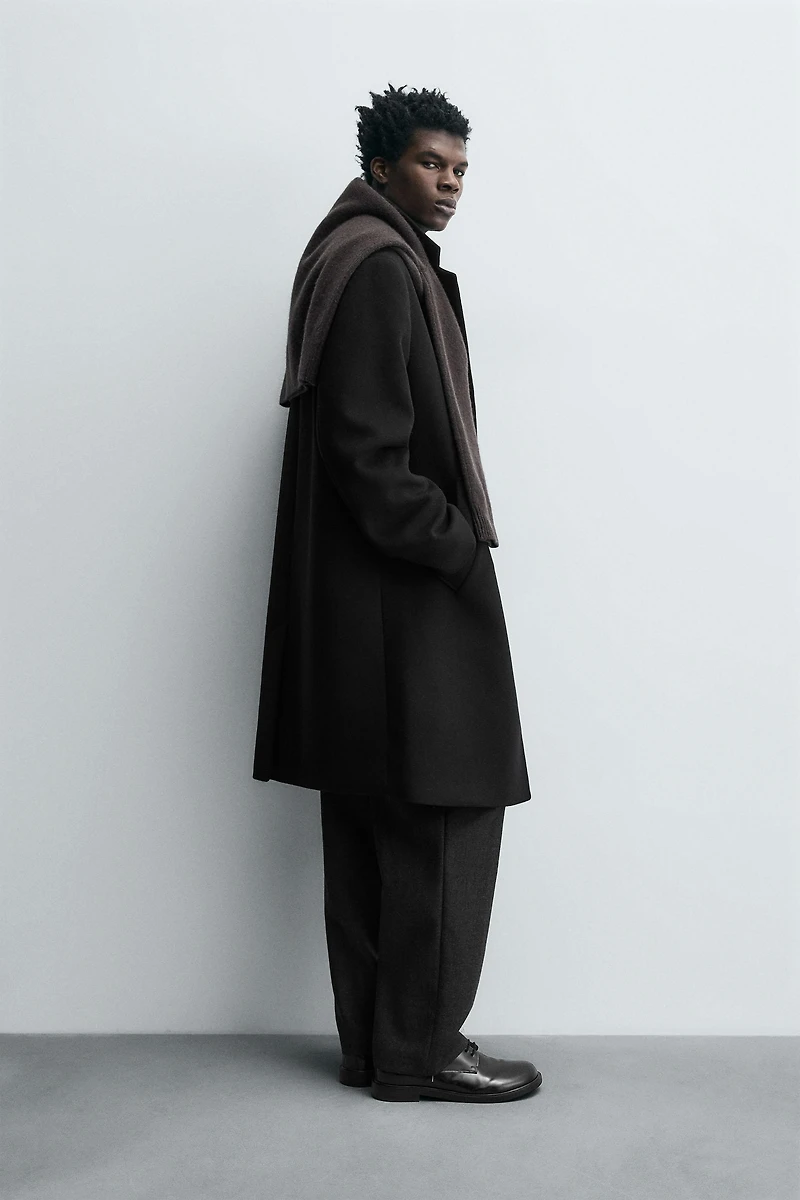 REGULAR FIT WOOL COAT