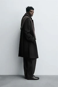 REGULAR FIT WOOL COAT