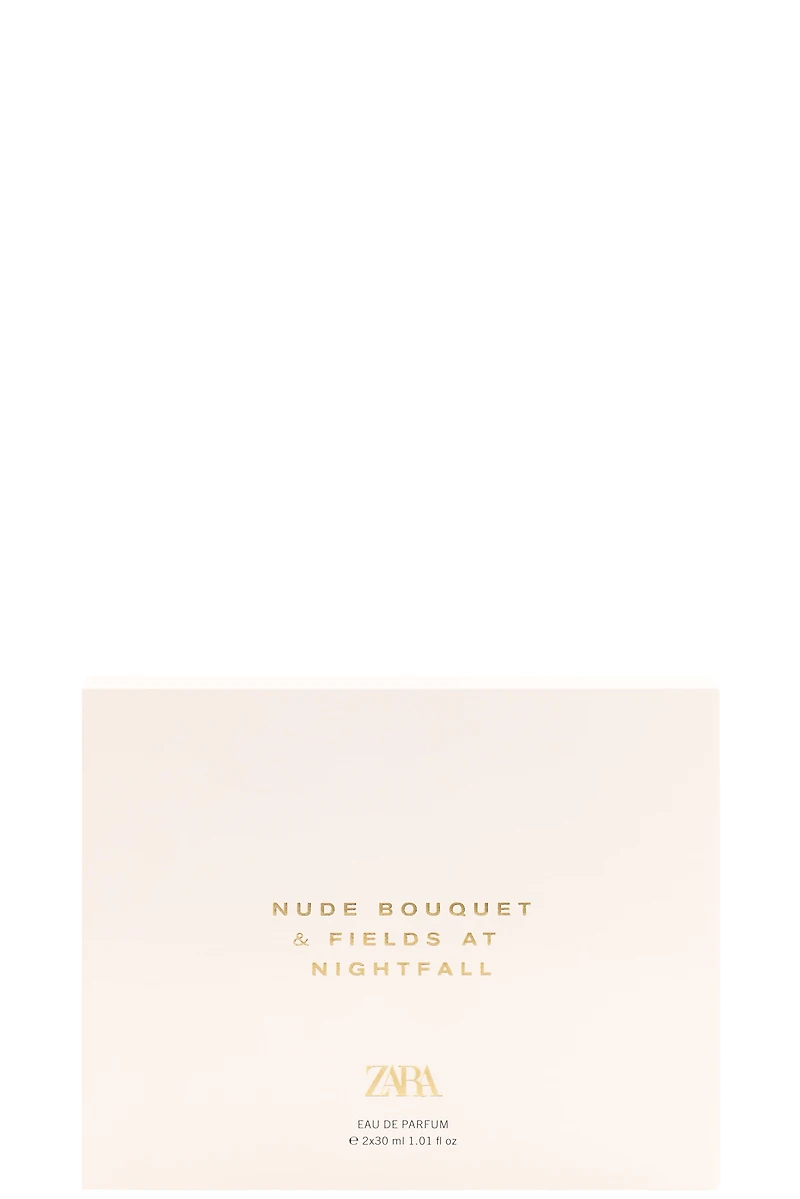 NUDE BOUQUET & FIELDS AT NIGHTFALL EDP 2X30ML (1.01 FL. OZ)