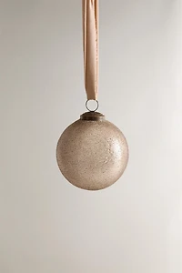 AGED CHRISTMAS TREE BALL ORNAMENT