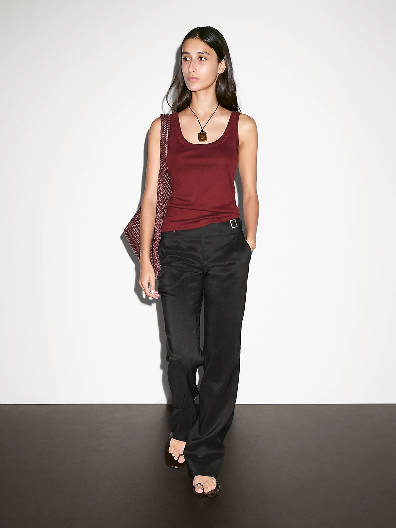 Strappy 100% cotton top