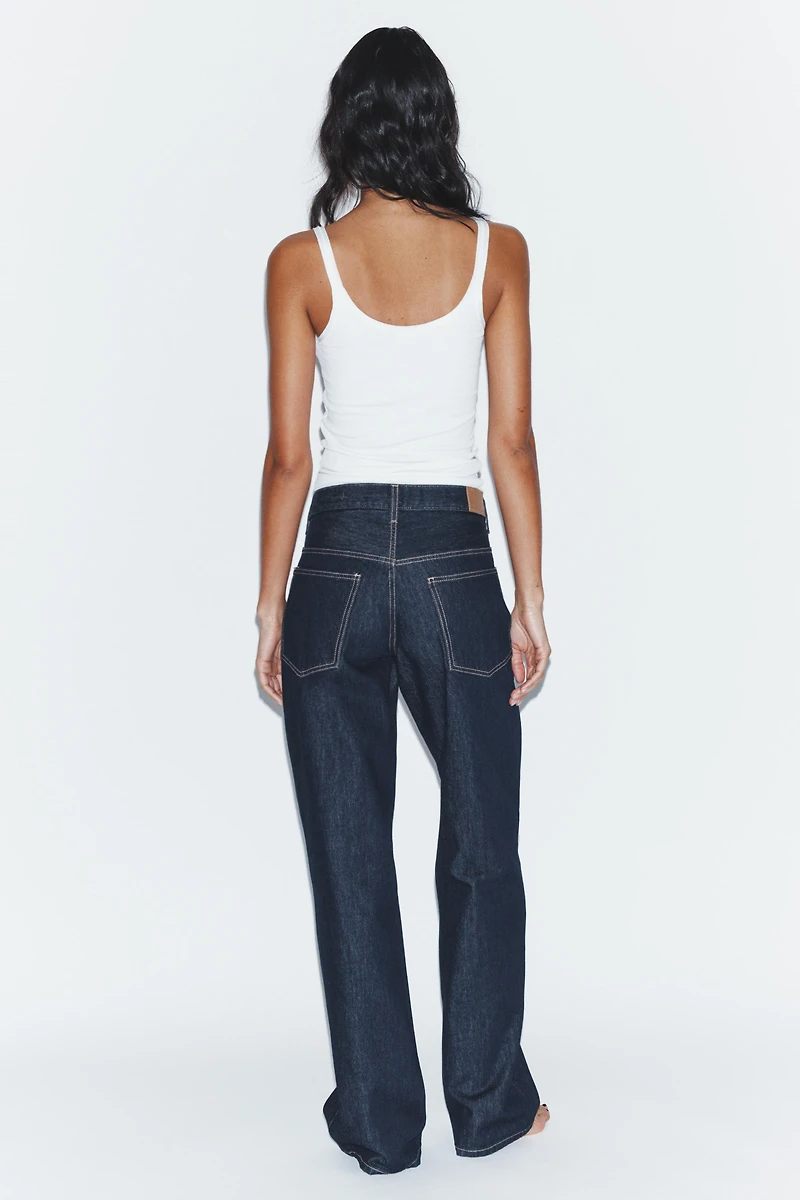 TRF LOW RISE STRAIGHT LEG JEANS