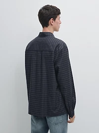 Relaxed fit check shirt