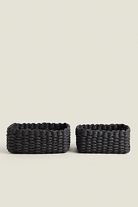 WOVEN PAPER BASKET