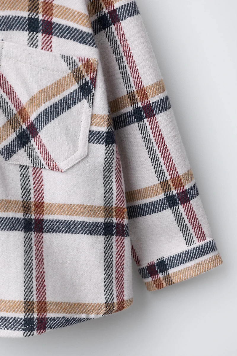 PLAID OVERSHIRT