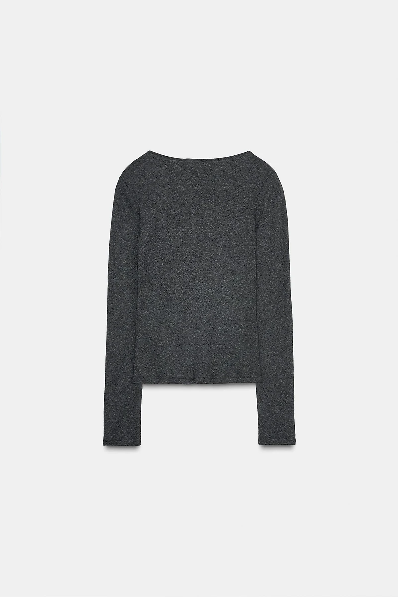 VESTE TOP COMBINÉE DENTELLE