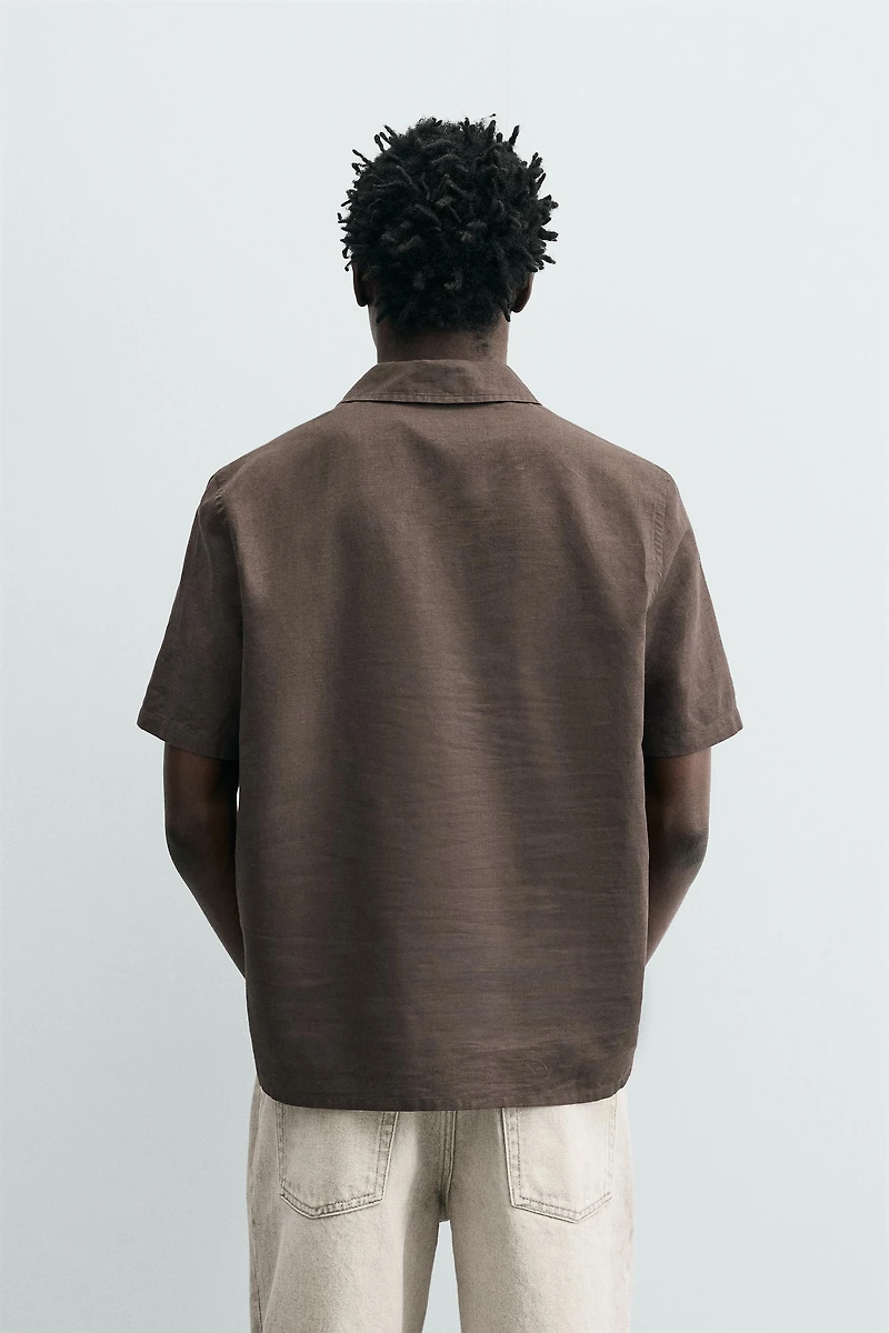 REGULAR FIT HEMP COTTON BLEND POLO