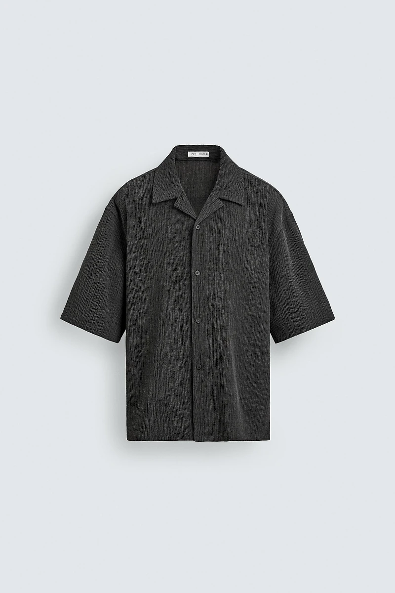 EMBOSSED RELAXED FIT SHIRT