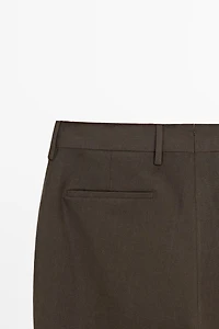 Linen suit trousers