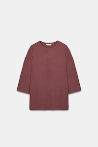 RUSTIC THREE-QUARTER SLEEVE T-SHIRT