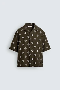 CHEMISE JACQUARD TEXTURÉE
