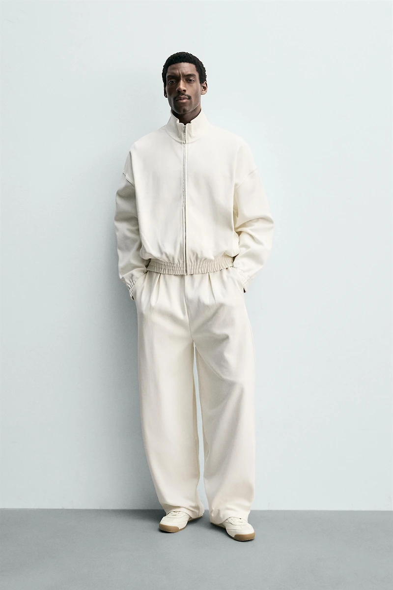 SWEAT INTERLOCK ZIPPÉ